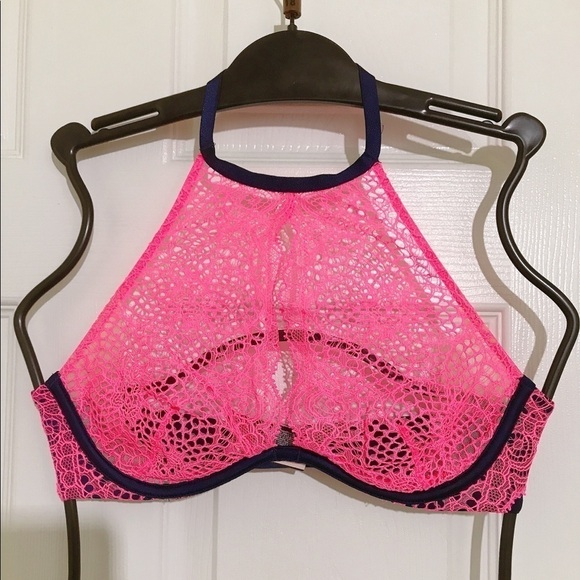 🔥ON SALE🔥2/$33🔥 💖 Victoria Secrets Very Sexy Unlined High Neck - Picture 1 of 12